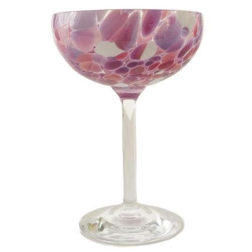 Magnor Swirl champagneglas 22 cl, rosa