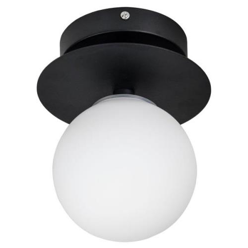 Globen Lighting Vägglampa / plafond Art Deco 24 cm, svart/vit