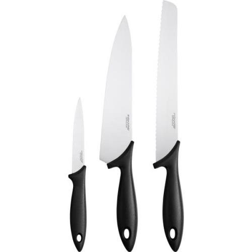 Fiskars Essential knivset 3 delar