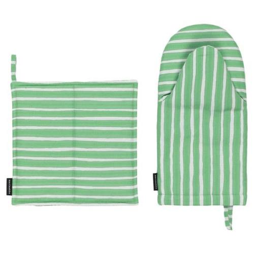 Marimekko Piccolo kökstextil-set, grön