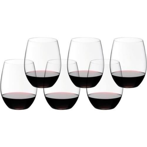 Riedel O Wine Tumbler Cabernet/Merlot vinglas 6-pack 20-årsjubileum