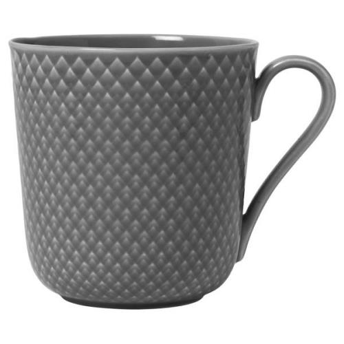 Lyngby Porcelæn Rhombe Earth mugg, slate