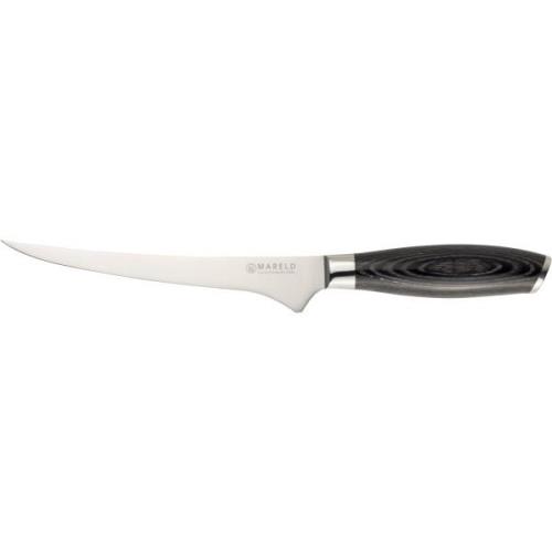 Mareld Akio Flexibel Filékniv svart, 19 cm