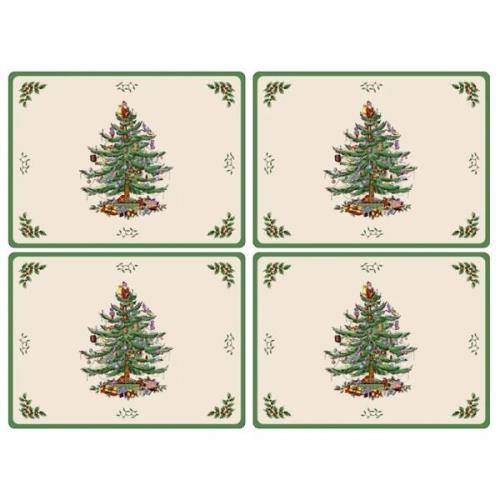 Spode Christmas Tree bordsunderlägg 4-pack