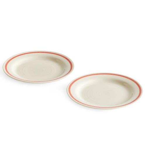 HAY Sobremesa tallrik 18,5 cm, 2-pack, röd