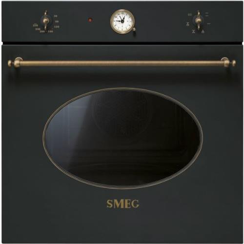 Smeg SF800 inbyggnadsugn, 70 liter, antracit