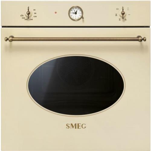 Smeg SF800 inbyggnadsugn, 70 liter, creme