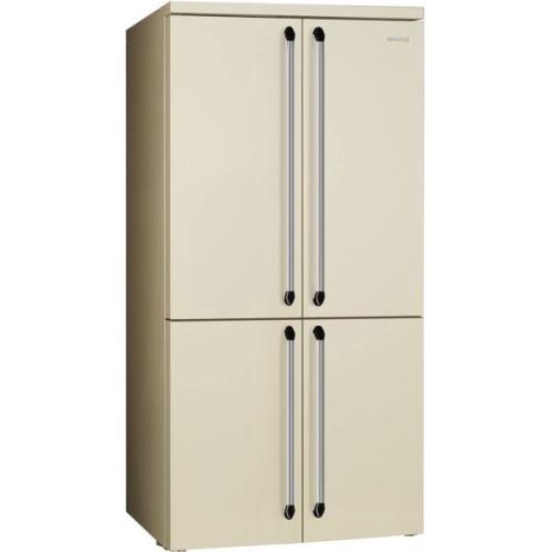 Smeg FQ960 kyl & frys, 187 cm, creme