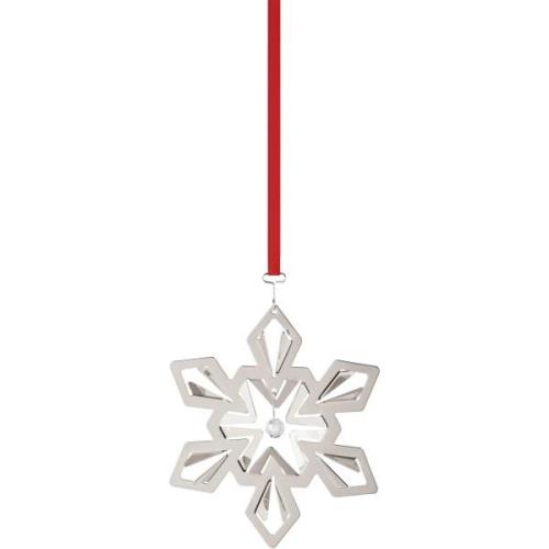 Georg Jensen Christmas Collection 2024 Snöflinga julprydnad, palladium