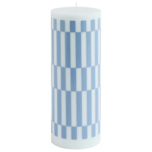 HAY Column ljus large, light blue/dusty blue check