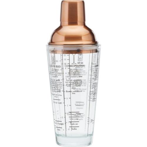 Kitchen Craft Boston Cocktail Shaker Glas och koppar 650 ml