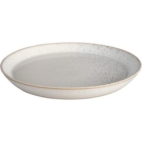 Denby Kiln mattallrik, 26 cm, vit/grå