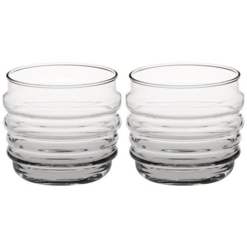 Marimekko Sukat Makkaralla tumblerglas, 2-pack, klar