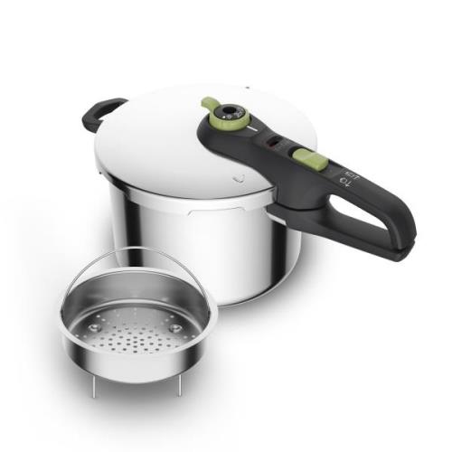 Tefal Secure Trendy tryckkokare inkl. ångkorg 6 liter