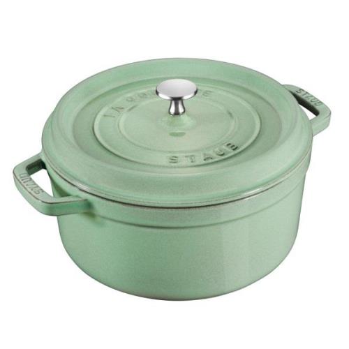 Staub Gjutjärnsgryta 24 cm, salviagrön