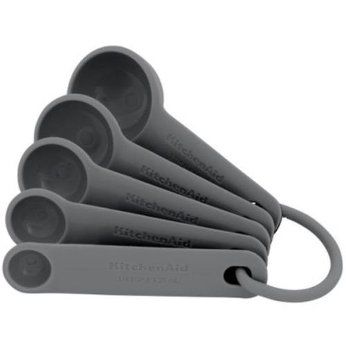 KitchenAid Måttskedsset 5 delar, charcoal grey