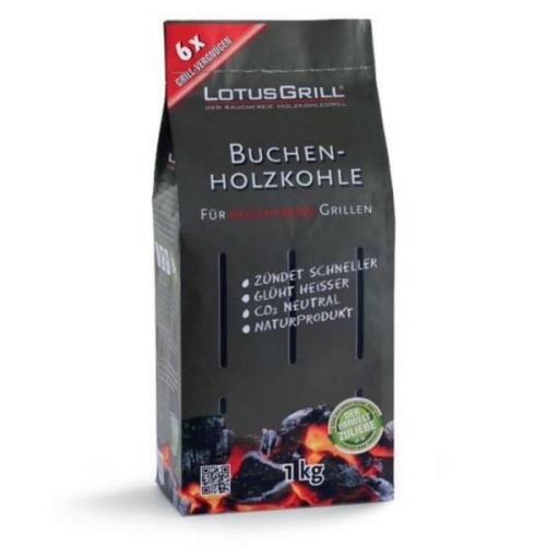 LotusGrill Grillkol 1 kg (Påse)