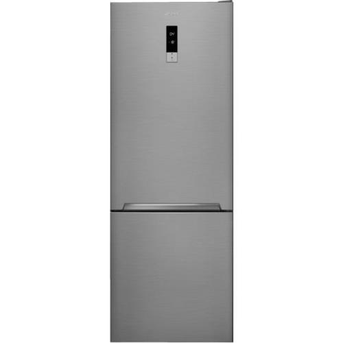 Smeg FC48KDND French Door kylskåp, silver