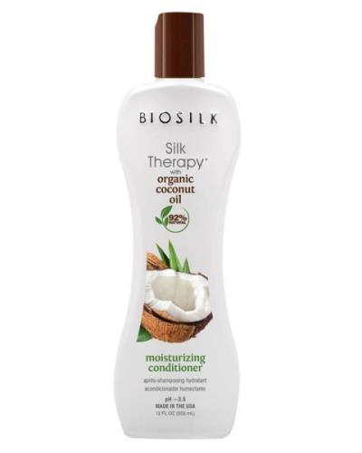 Biosilk Organic Coconut Oil Moisturizing Conditioner 355 ml