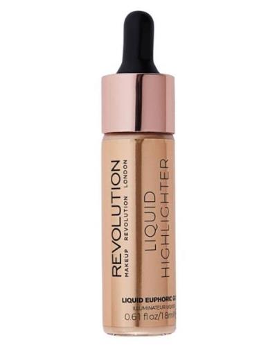 Makeup Revolution Liquid Highlighter Euphoric Gold 18 ml