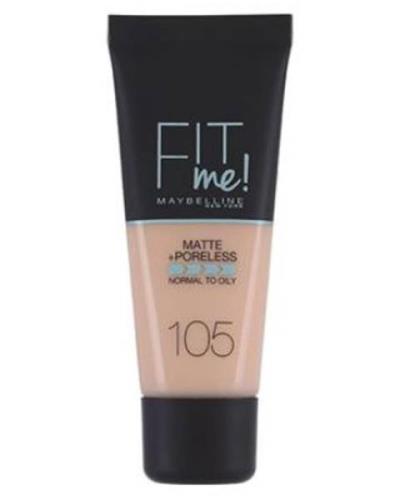 Maybelline Fit Me Matte + Poreless - 105 Natural Ivory 30 ml