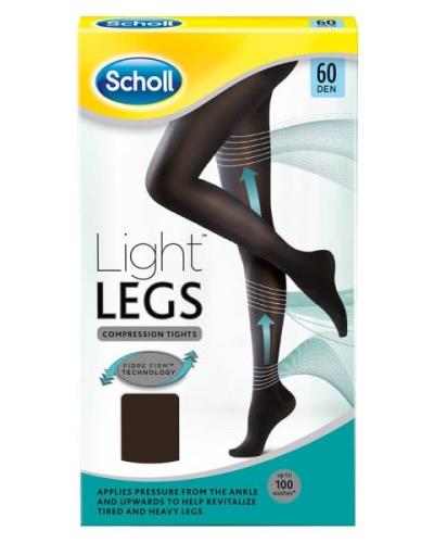 Scholl Light Legs Black (60 Den) Medium
