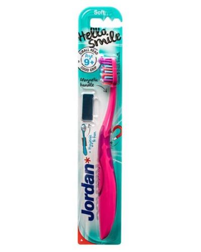 Jordan Hello Smile Soft Toothbrush Pink