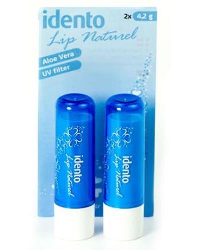 Idento Lip Naturel Aloe Vera Lyseblå 4 g 2 stk.