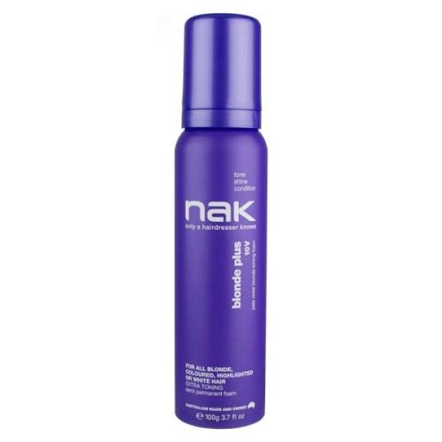 NAK Blonde Plus 10V pale violet blonde toning foam (U)