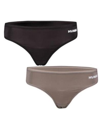 Hummel Smooth Thong 2-pack Black/Brown S