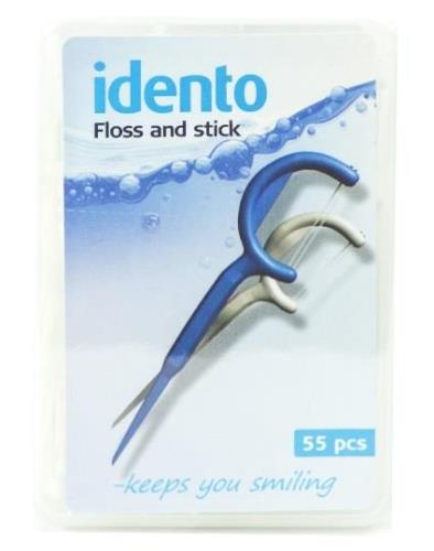 Idento Floss and Stick, TravelBox (hvide)   55 stk.