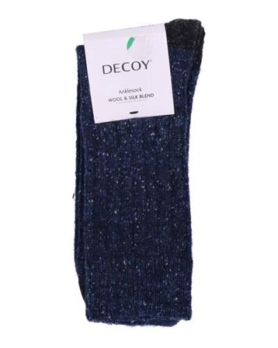 Decoy Wool/Silkblend Navy Socks 37-41