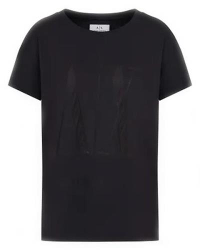 Armani Exchange Icon Period Kvinna T-Shirt Svart L