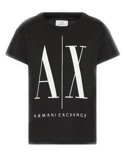 Armani Exchange Icon Period Kvinna T-Shirt Svart L