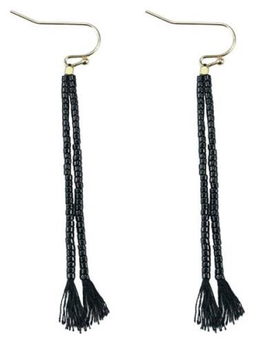 Everneed Nille Tassel earrings black