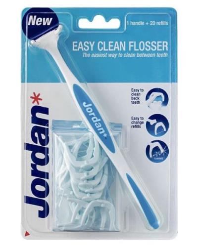 Jordan Easy Clean Flosser Blue   20 stk.