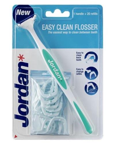 Jordan Easy Clean Flosser Green   20 stk.