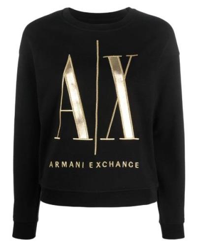 Armani Exchange Woman Sweatshirt Black Str. M