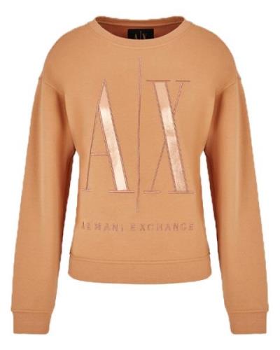 Armani Exchange Woman Sweatshirt Whisky Str. XL