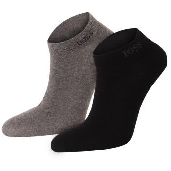 BOSS Strumpor 2P Color Combed Cotton Socks Grå/Svart Strl 39/42