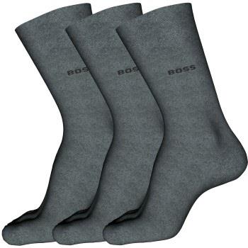 BOSS Strumpor 3P RS Finest Soft Cotton Sock Grå Strl 39/42 Herr