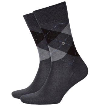 Burlington Strumpor Manchester Mercerised Cotton Sock Grå Strl 40/46 H...