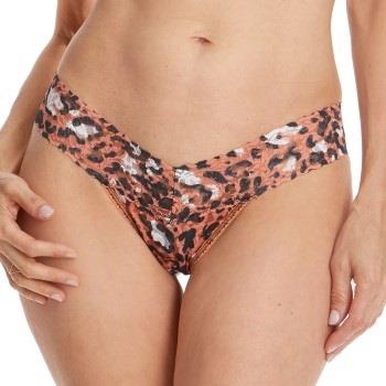 Hanky Panky Trosor Cheeky Cheetah Low Rise Thong Aprikos One Size Dam