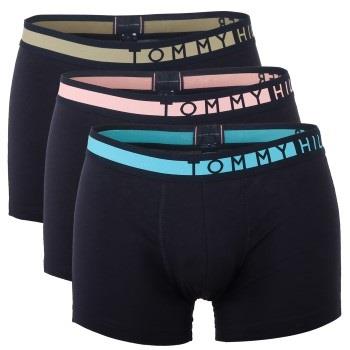 Tommy Hilfiger Kalsonger 3P Logo Trunk Svart/Grön ekologisk bomull Med...