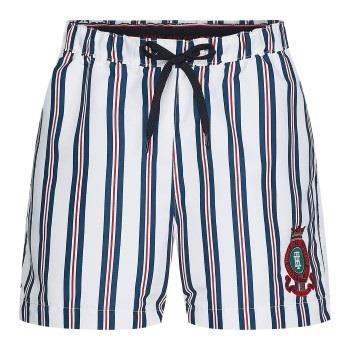 Tommy Hilfiger Badbyxor Prints Swim Shorts Vit Mönstrad polyester Medi...