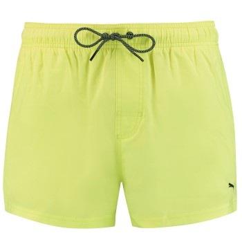 Puma Badbyxor Short Length Swim Shorts Limegrön polyester Small Herr