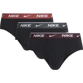 Nike Kalsonger 6P Everyday Essentials Cotton Stretch Hip Brief Svart/R...