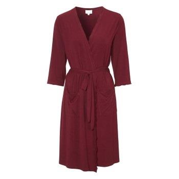 Damella Viscose Plain Wave Robe CL2 Vinröd Bambu Small Dam