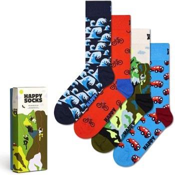 Happy Sock Out And About Socks Gift Set Strumpor 4P Flerfärgad Strl 41...