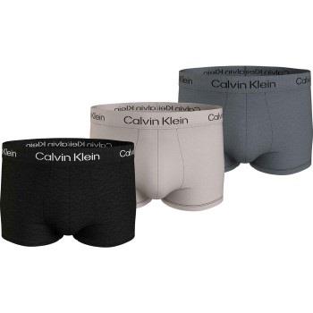 Calvin Klein Kalsonger 3P Stencil Logo Cotton Stretch Trunk Flerfärgad...